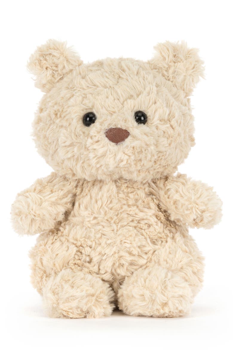 Jellycat Junior Bartholomew Bear Plushie, Main, color, 