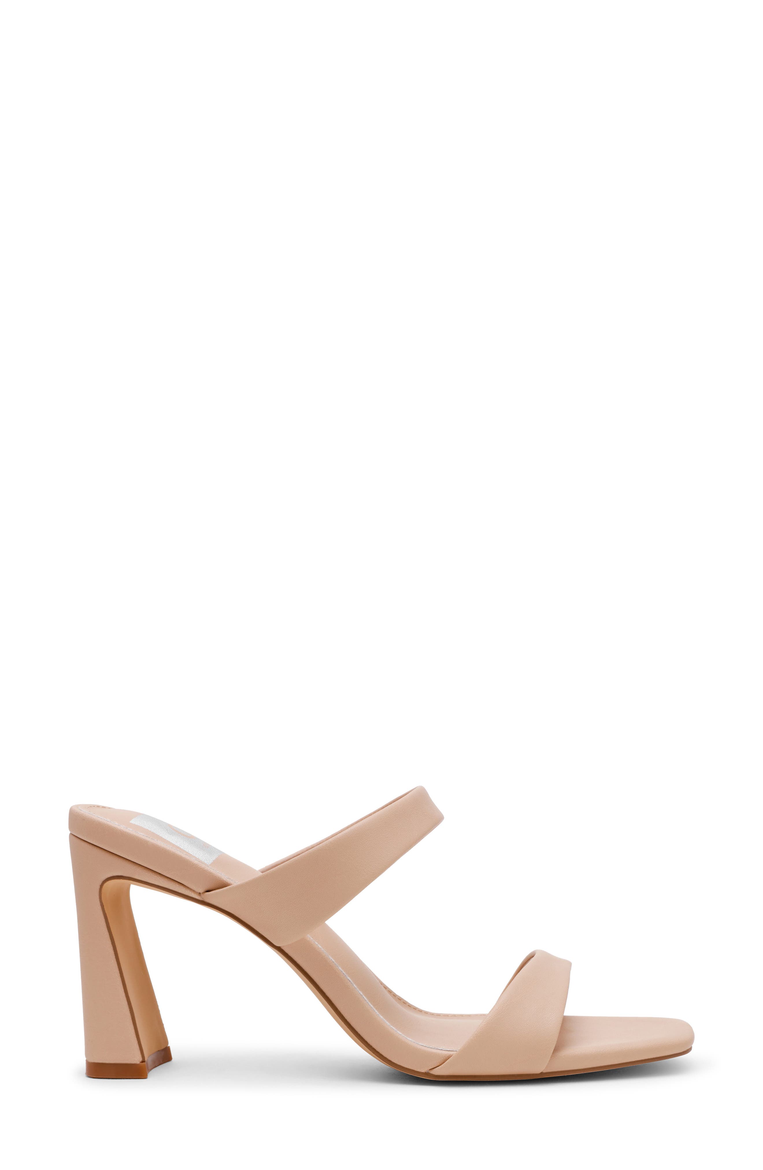 Veniss Block Heel Slide Sandal, Alternate, color, BEIGE