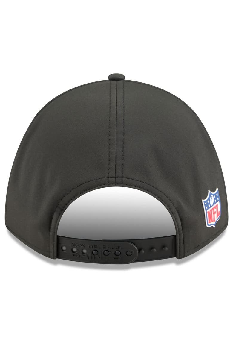 New Era Men's New Era Black New Orleans Saints 2025 Sideline M-Crown 9FORTY Adjustable Hat, Alternate, color, Black