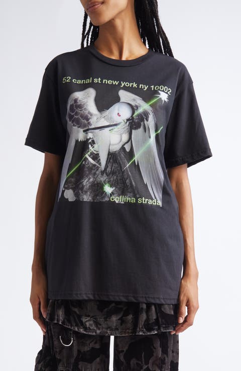 Oversize Organic Cotton Graphic T-Shirt