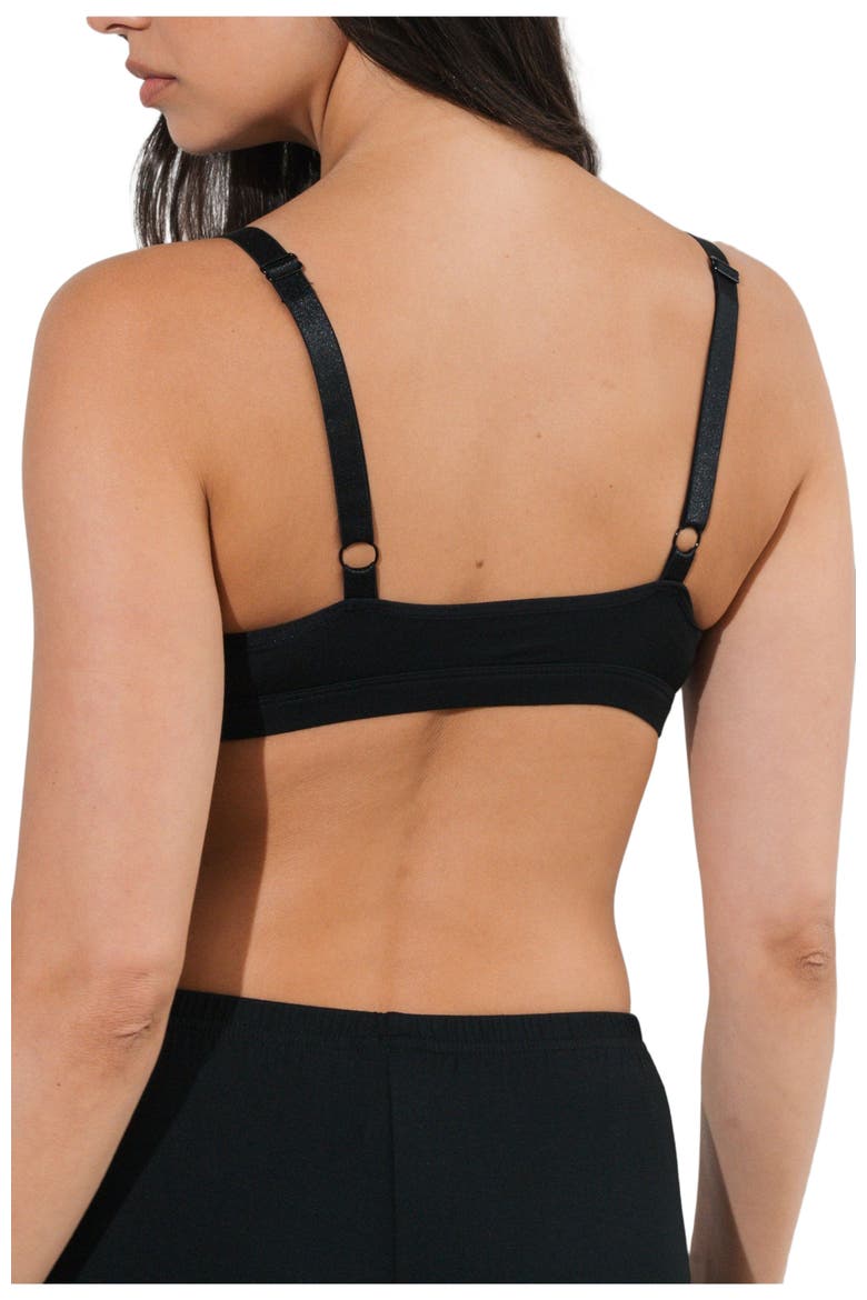 Vital Scoop Bralette, Alternate, color, Midnight