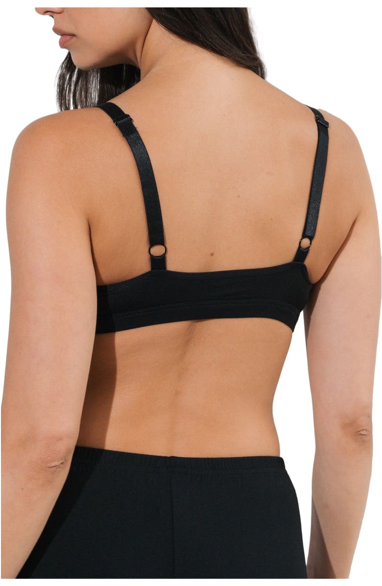 Vitality Vital Scoop Bralette, Alternate, color, Midnight