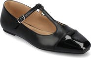 Journee Collection Thea T-Strap Flat