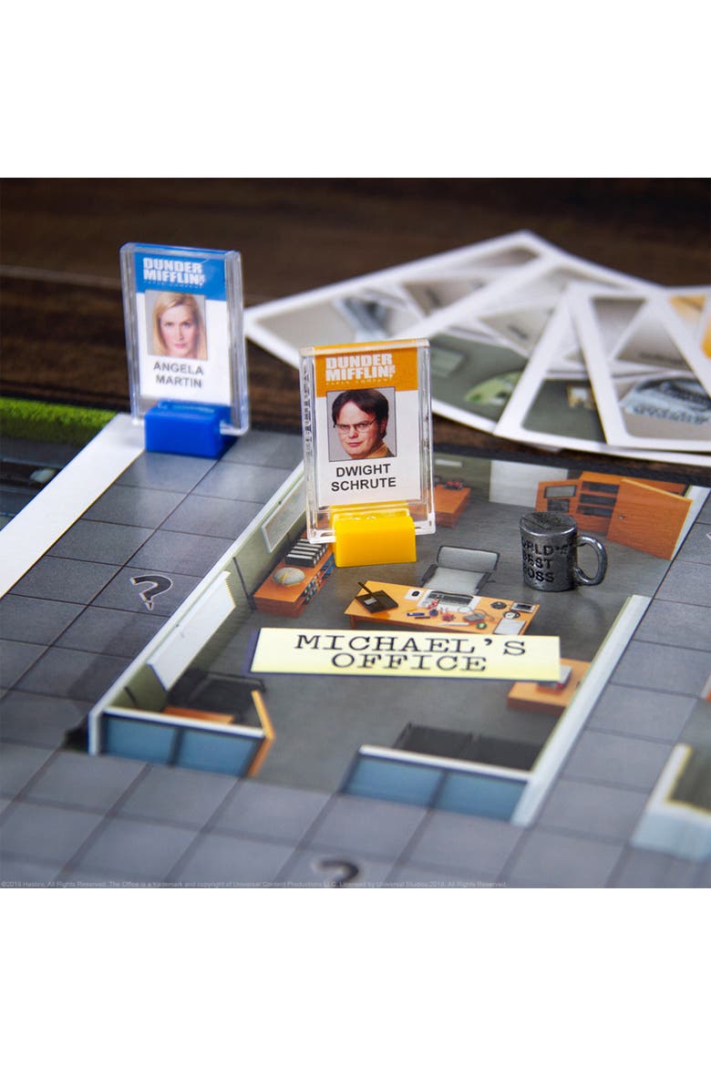The Office Dunder Mifflin Mystery Board Game, Ages 9+, Alternate, color, Multicolored