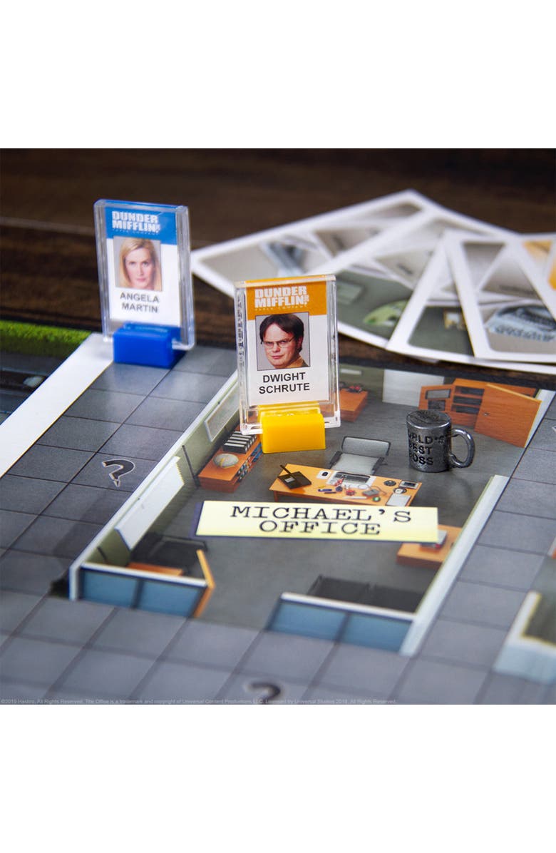 CLUE The Office Dunder Mifflin Mystery Board Game, Ages 9+, Alternate, color, Multicolored
