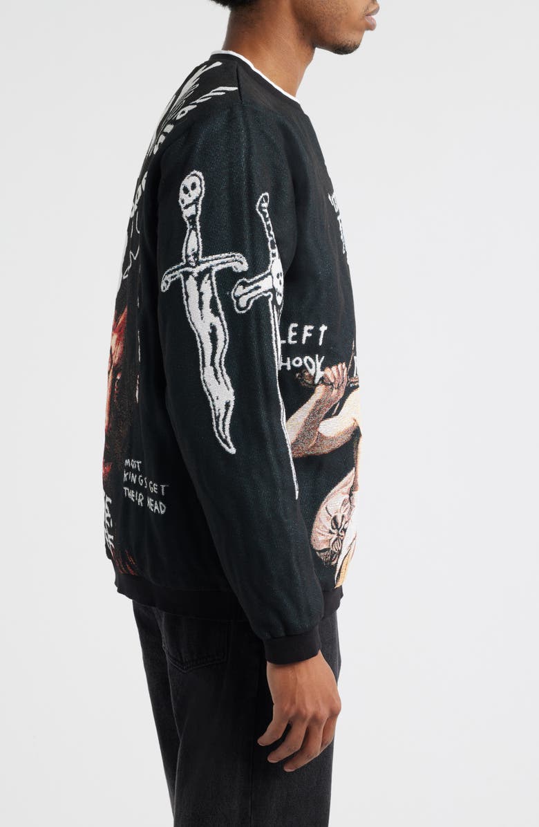 VERYRARE David vs. Goliath Sweatshirt, Alternate, color, Black