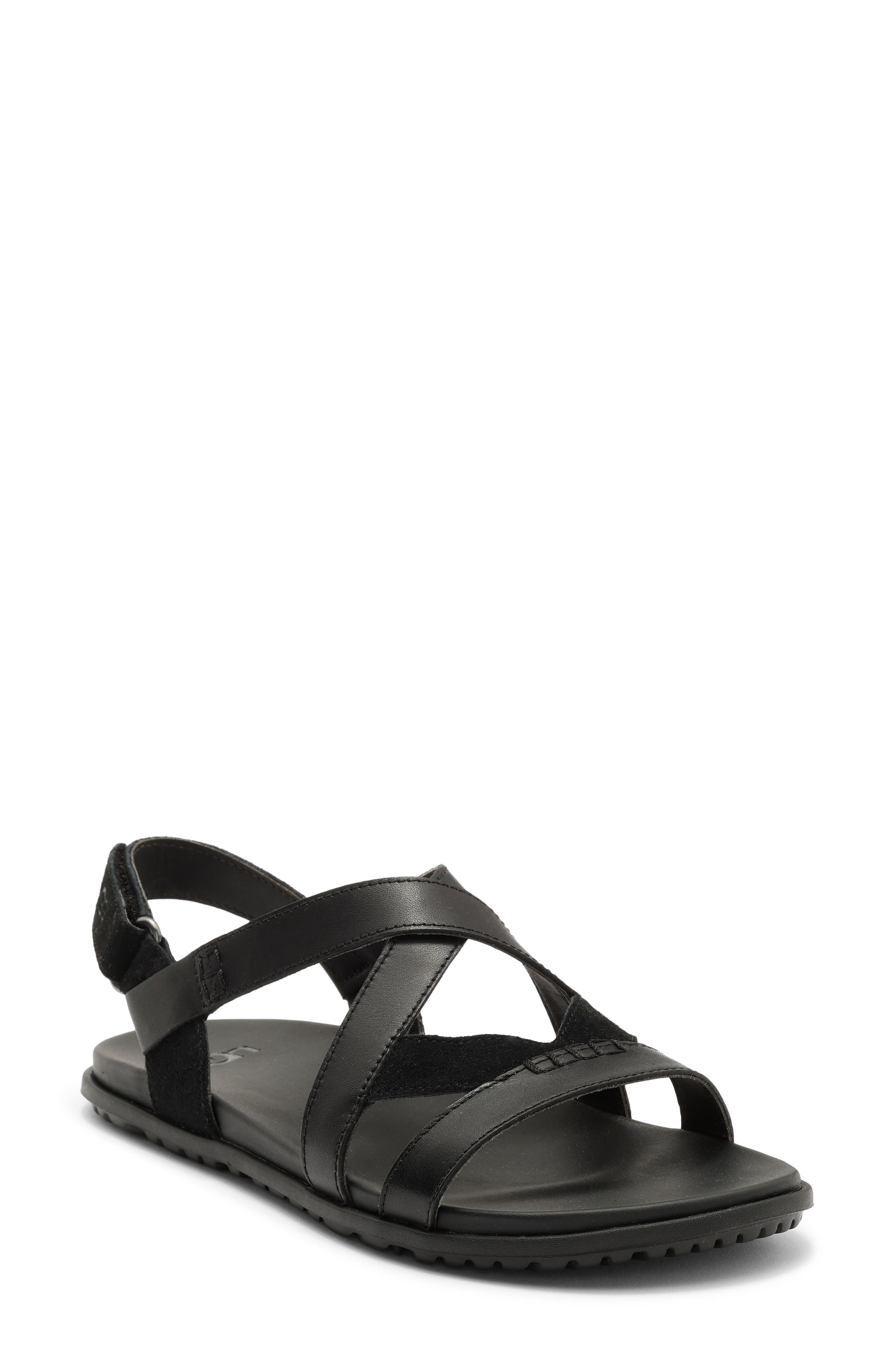 UGG<sup>®</sup> Solivan Slingback Sandal, Main, color, Black