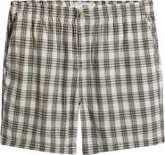 925 Originals Plaid Elastic Waist Shorts