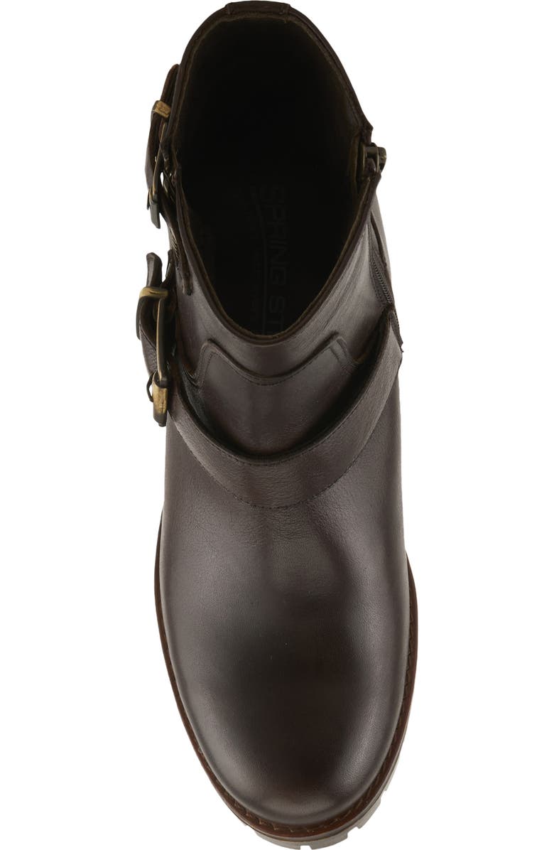 Spring Step Acco Block Heel Bootie, Alternate, color, Dark Brown