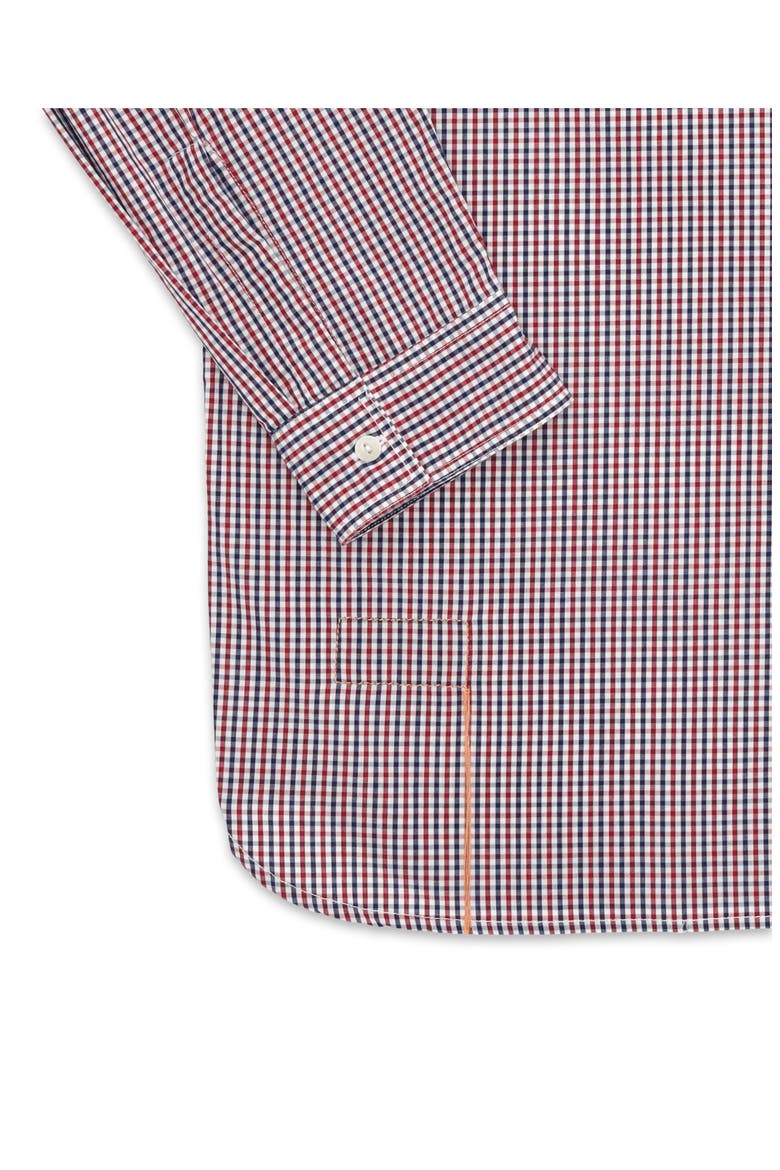 Work Cotton Check Shirt, Alternate, color, RED