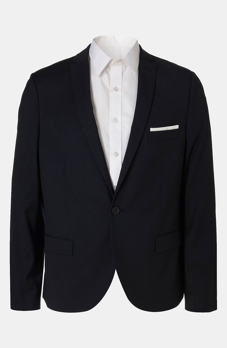 Topman Skinny Blazer, Alternate, color, 