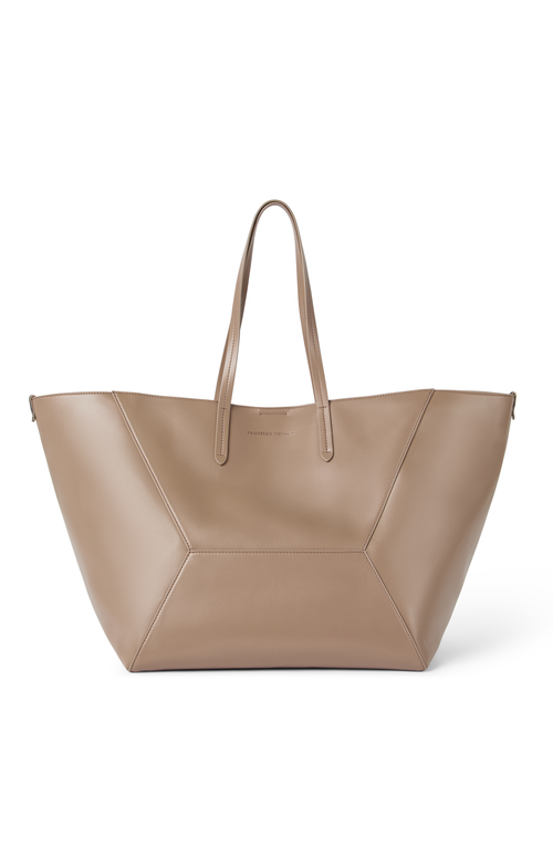 Brunello Cucinelli Large Calfskin Bc Duo Bag