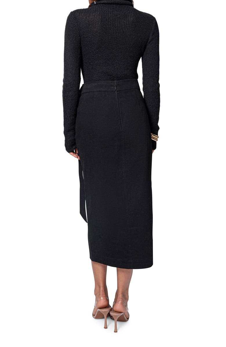 JLUXLABEL City Life Tie Waist Cargo Midi Skirt, Alternate, color, 