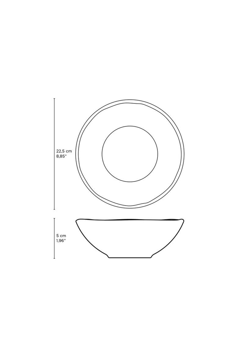 Salad Bowl Set of 6, Alternate, color, New White