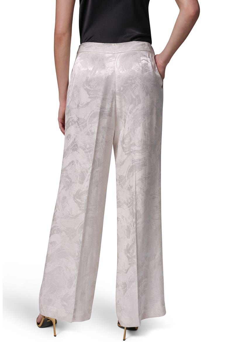 Metallic Jacquard Pants, Alternate, color, LIGHT FLAX