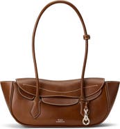 Polo Ralph Lauren Small Polo Blaze Tumbled Leather Shoulder Bag