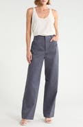 Vince High Waisted Stretch Cotton Pants