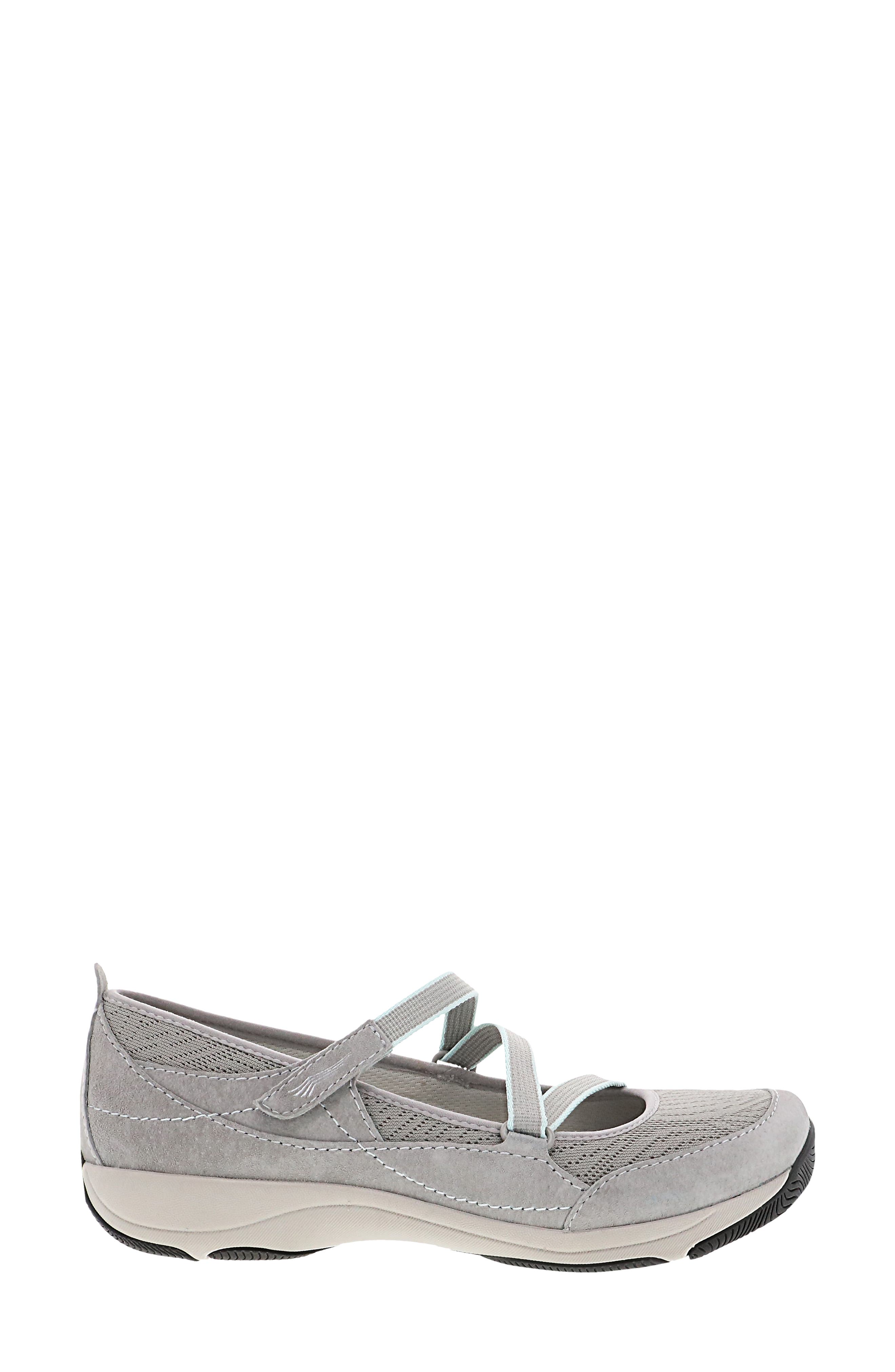 Hilda Flat, Alternate, color, GREY SUEDE