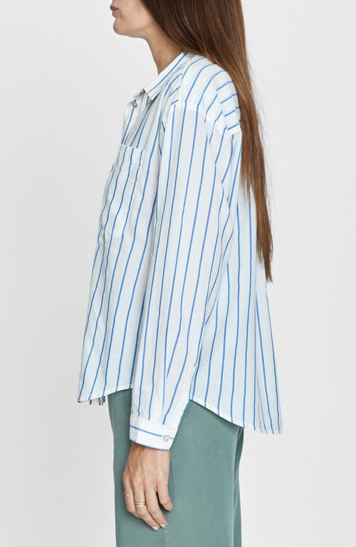 Pistola Myla Stripe Button-up Shirt In Portofino Stripe