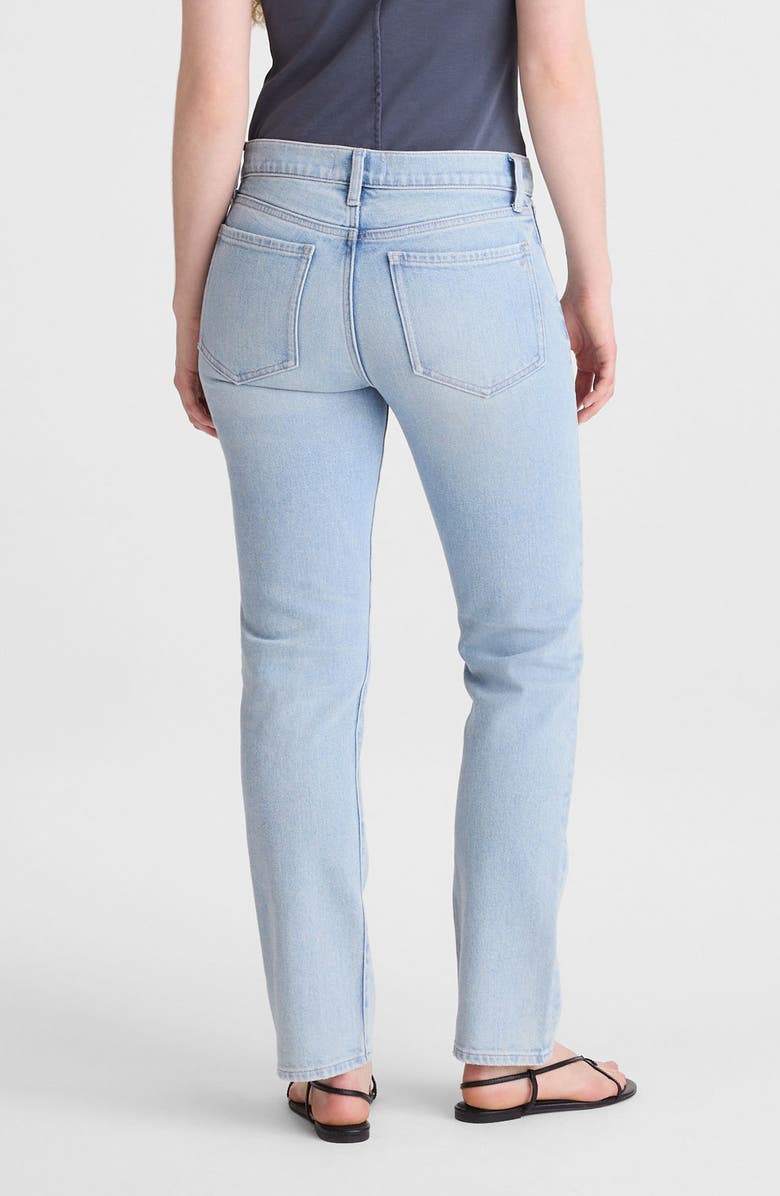Madewell The Jules Slim Straight Jeans, Alternate, color, Foster Wash