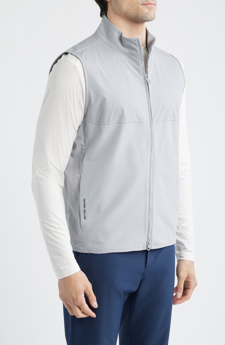 Peter Millar Flow Water Resistant Vest, Alternate, color, Gale Grey