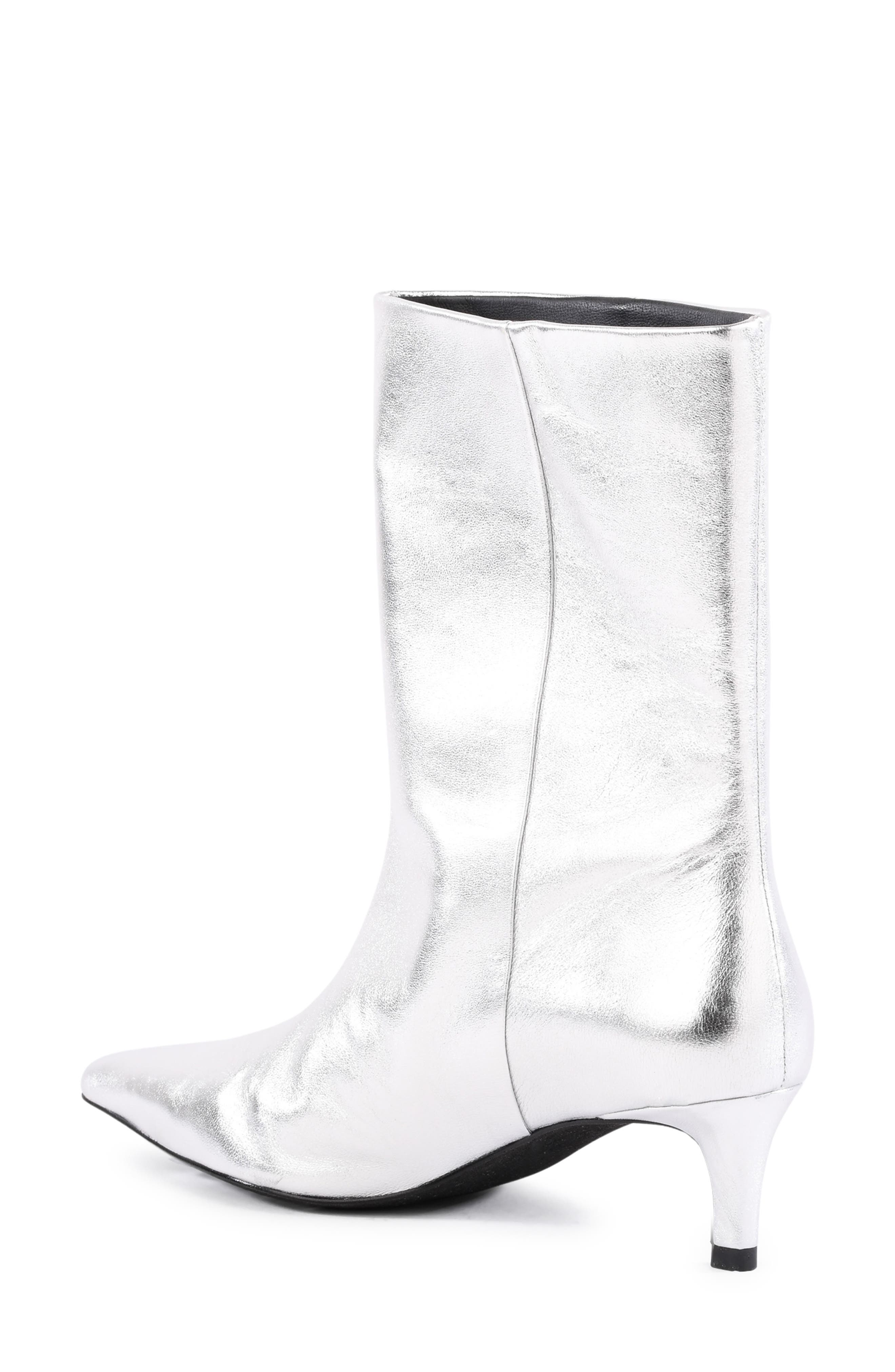 Seychelles Game Changer Metallic Boot, Alternate, color, Silver