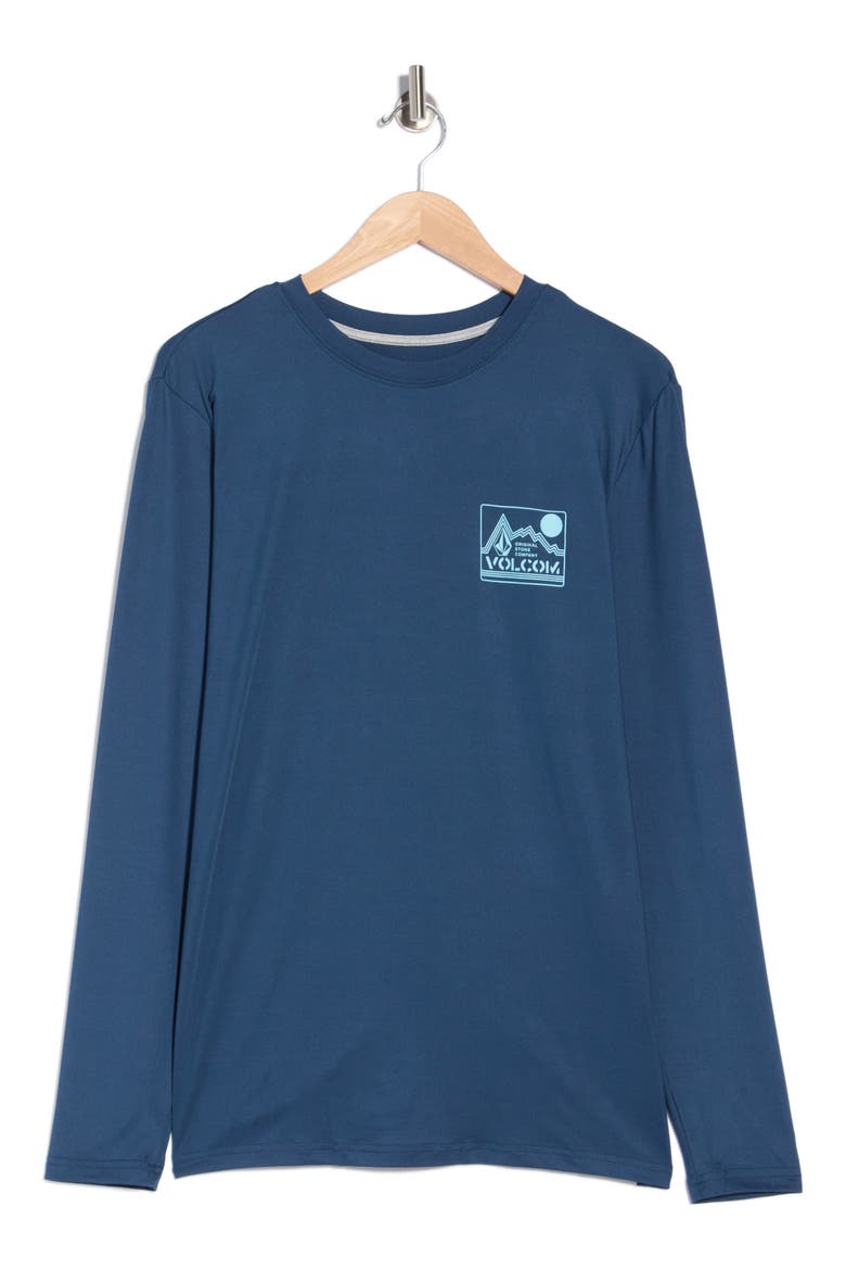 Crawdad Altitude Long Sleeve T-Shirt, Alternate, color, DEEP BLUE