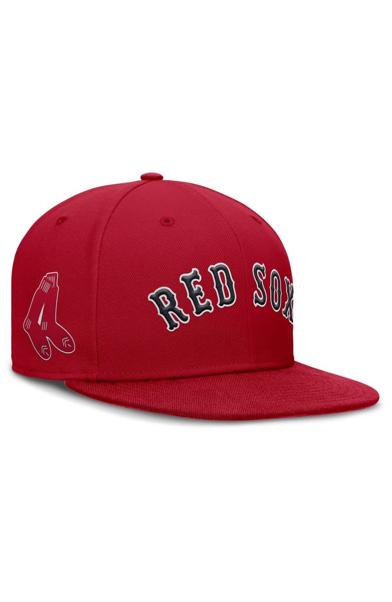 Nike Men's Nike Red Boston Red Sox Cooperstown True Performance Fitted Hat, Main, color, 