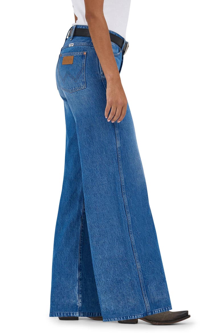 World Wide High Waist Wide Leg Jeans, Alternate, color, RANCH HOUSEDOWN