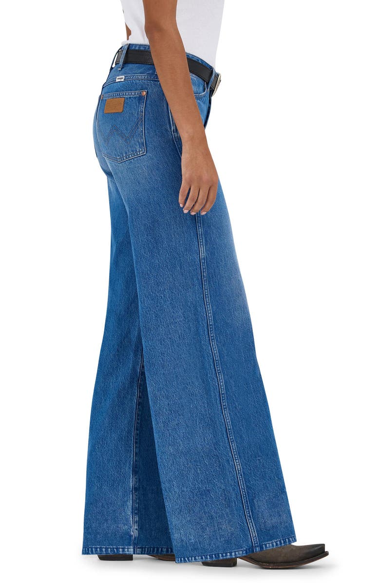 Wrangler World Wide High Waist Wide Leg Jeans, Alternate, color, Ranch Housedown