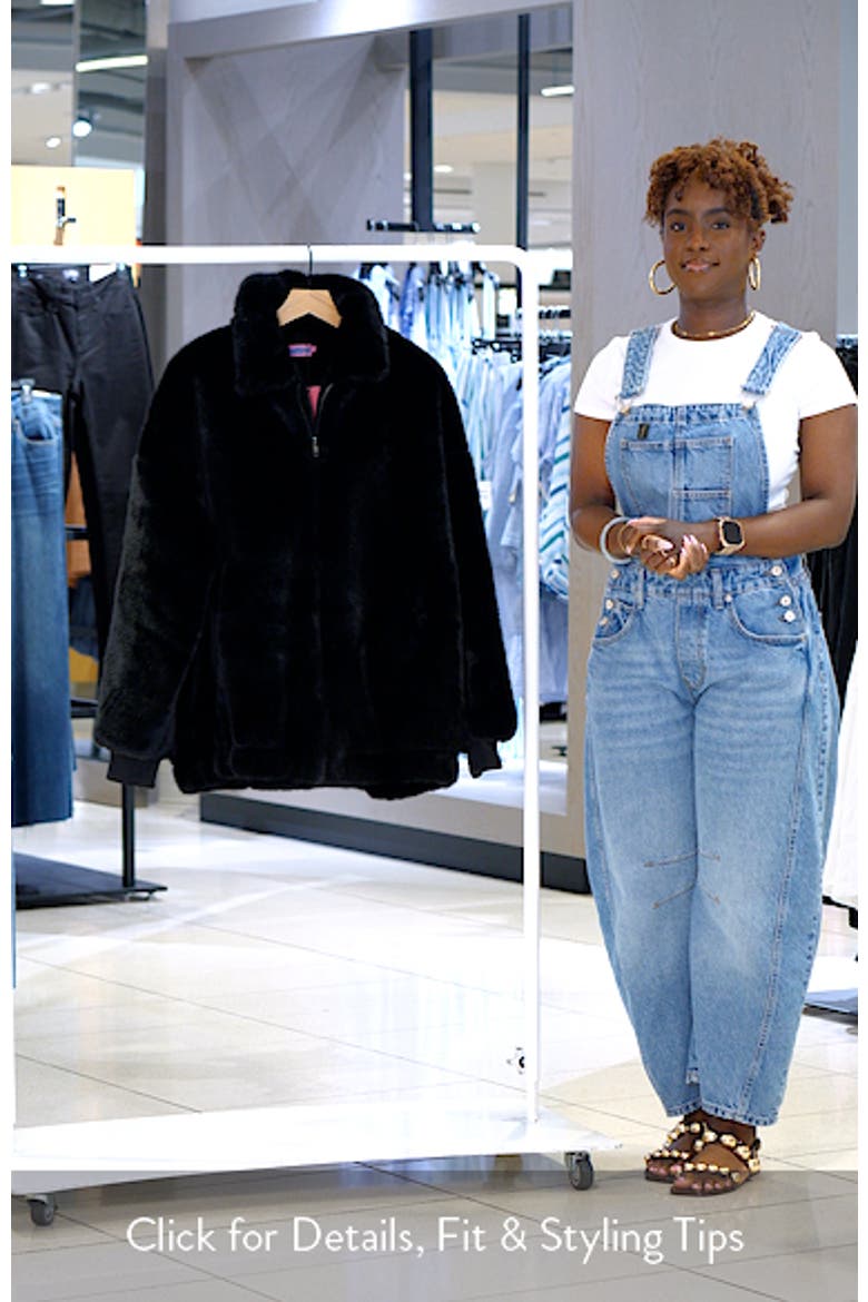 Taylor Oversize Faux Fur Jacket video