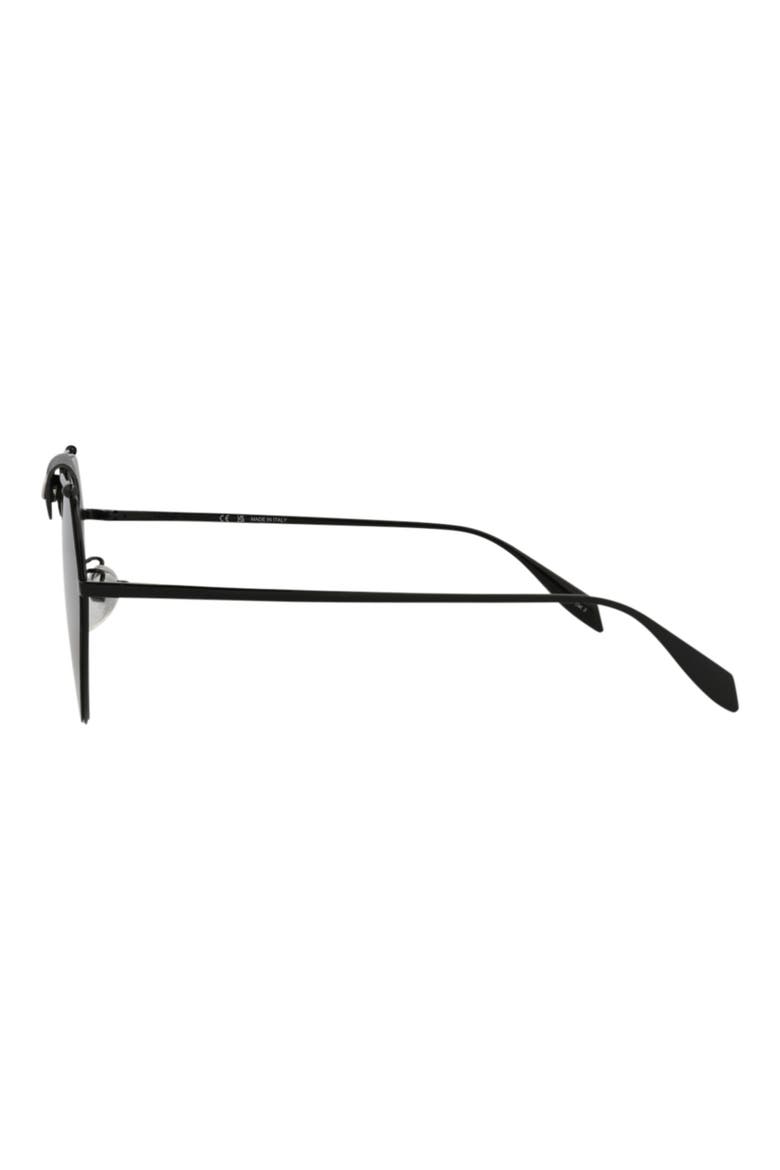 62mm Aviator Sunglasses, Alternate, color, BLACK BLACK GREY