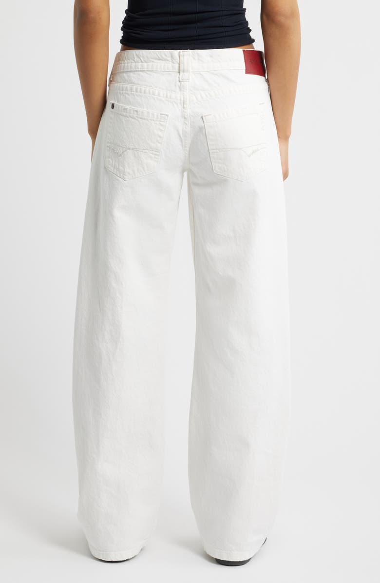 BDG Urban Outfitters Kayla Aruba Wide Leg Jeans, Alternate, color, White