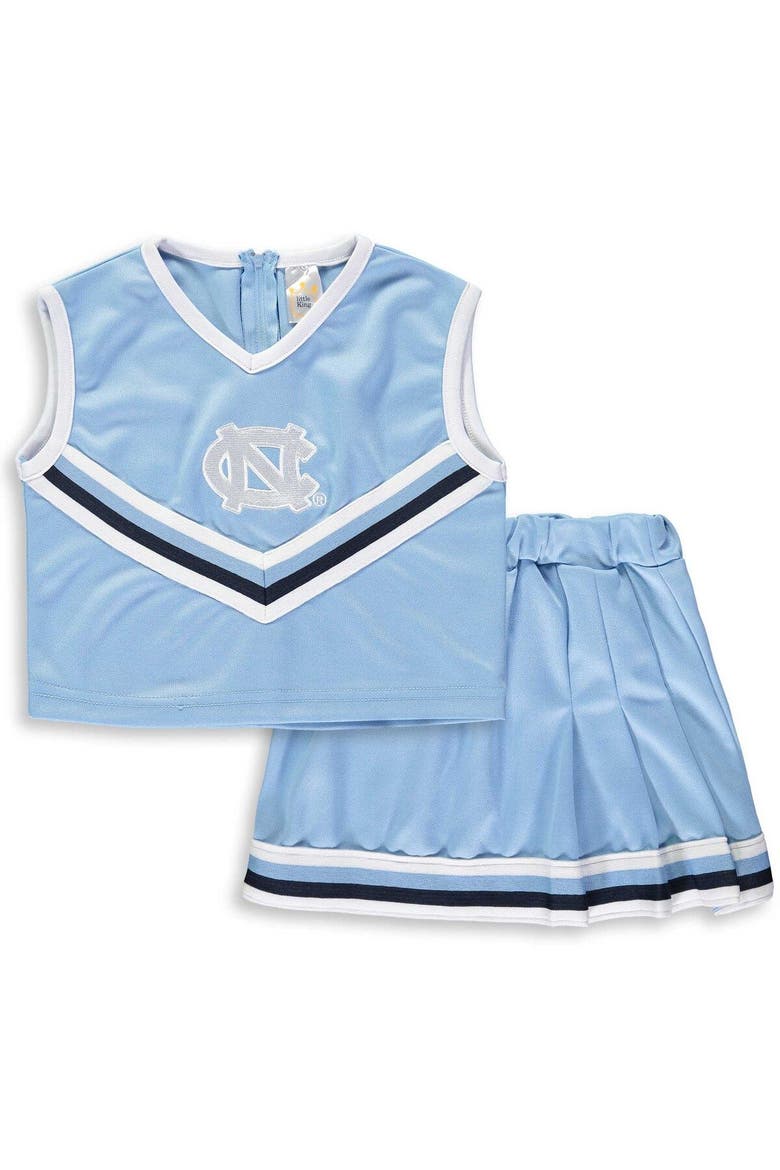 Girls Youth Carolina Blue North Carolina Tar Heels Two-Piece Cheer Set, Main, color, Light Blue