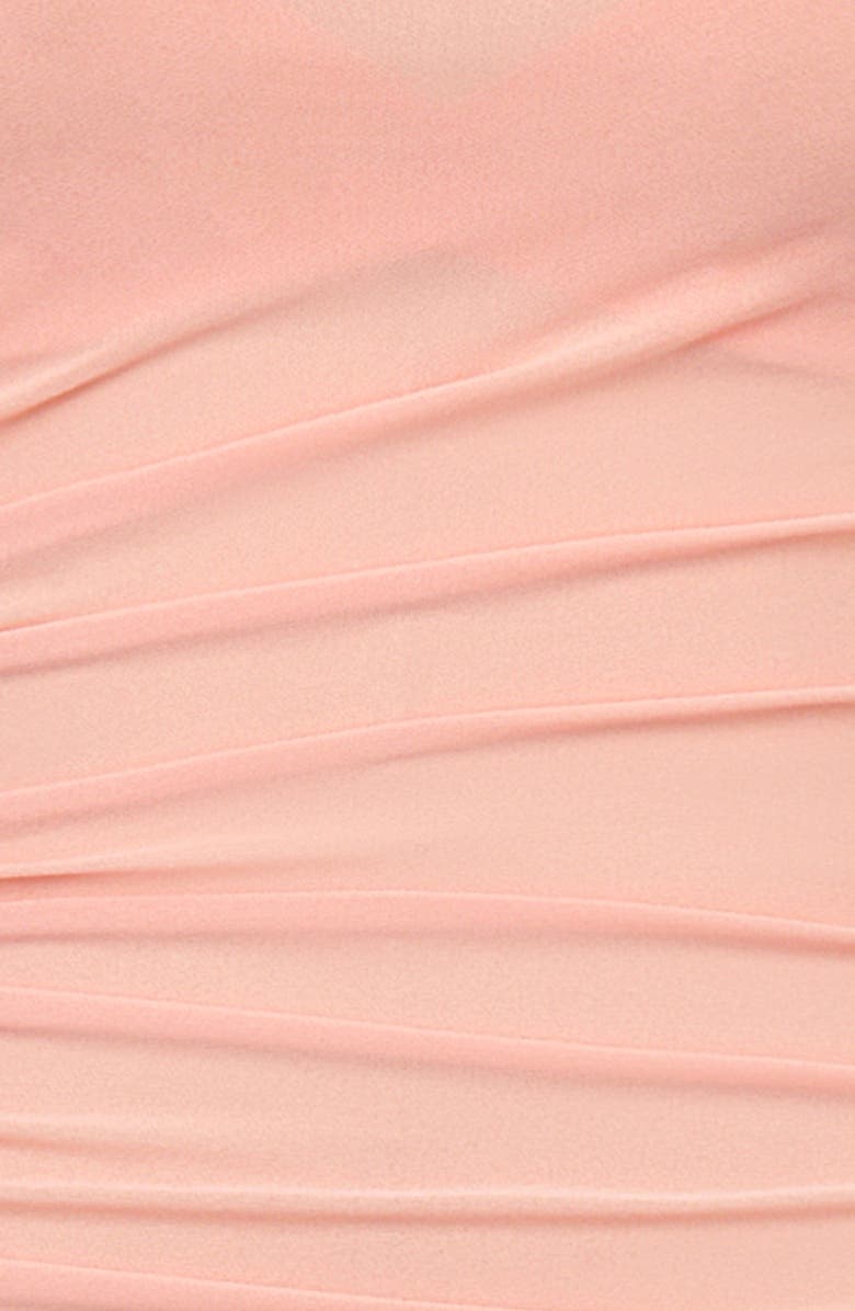 HOUSE OF CB Floria Ruched Mesh Top, Alternate, color,