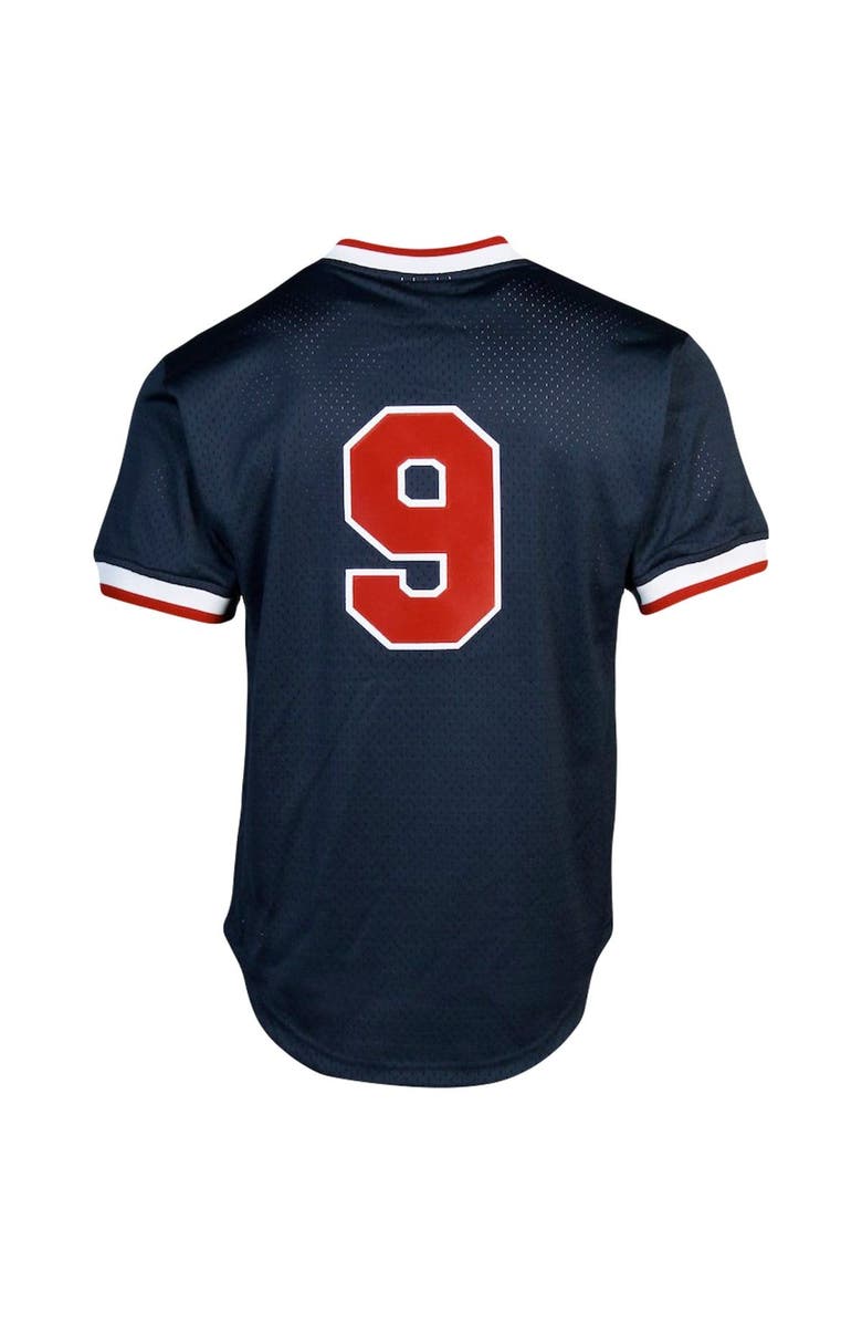 Mitchell & Ness Men's Mitchell & Ness Ted Williams Navy Boston Red Sox Cooperstown Collection Big & Tall Mesh Batting Practice Jersey, Alternate, color, Navy