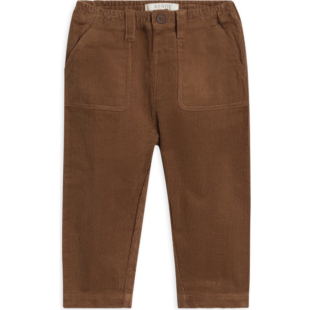 Kendi Kent Organic Corduroy Pant In Brown