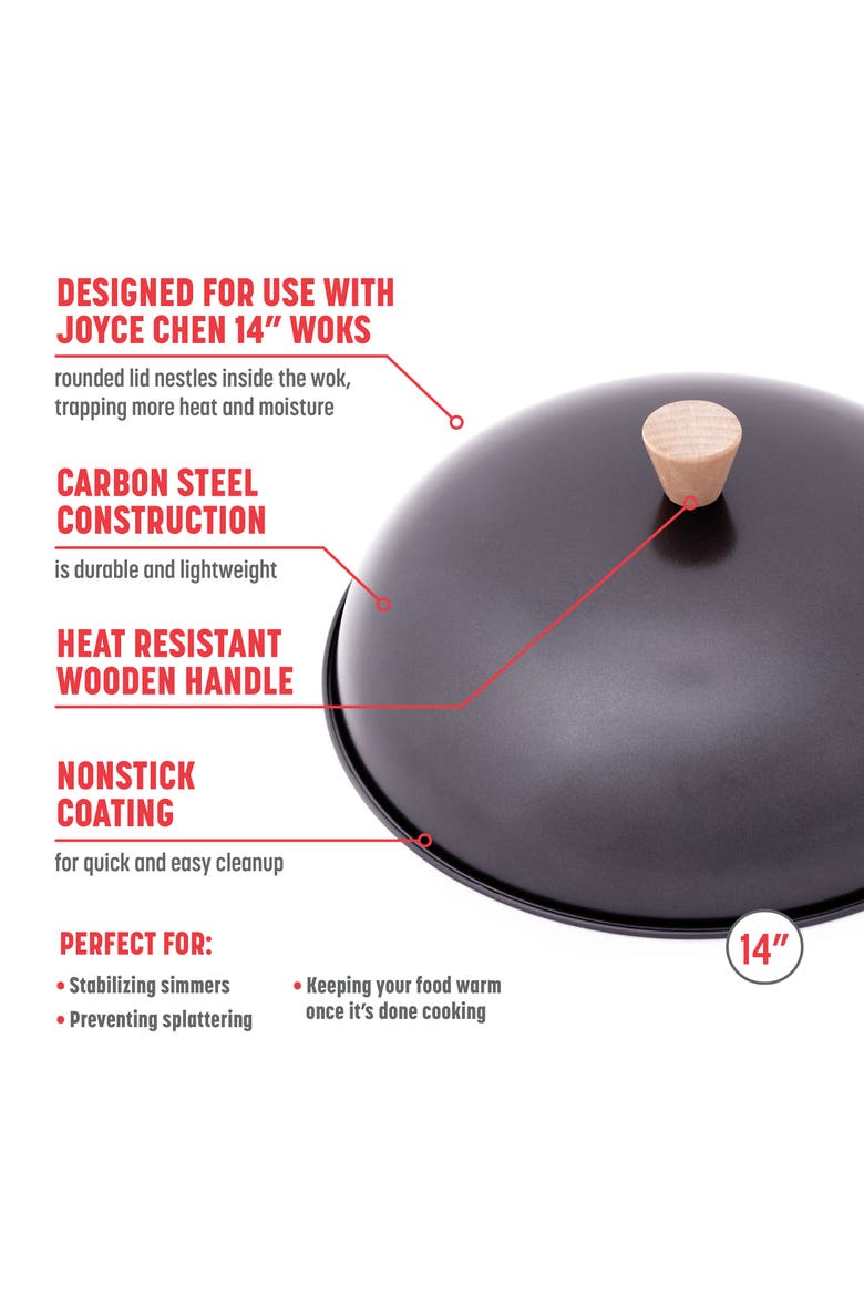 Wok Lid for 14" Woks, Alternate, color, Black