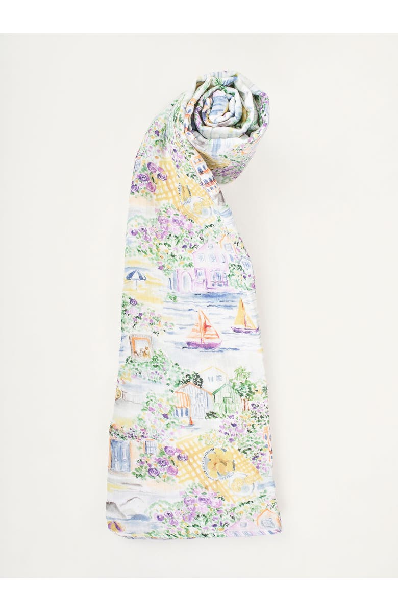 Timo & Violet Limoncello Shawl Blanket, Main, color, Purple