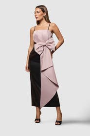 Coast Sequin Bow Maxi Dress