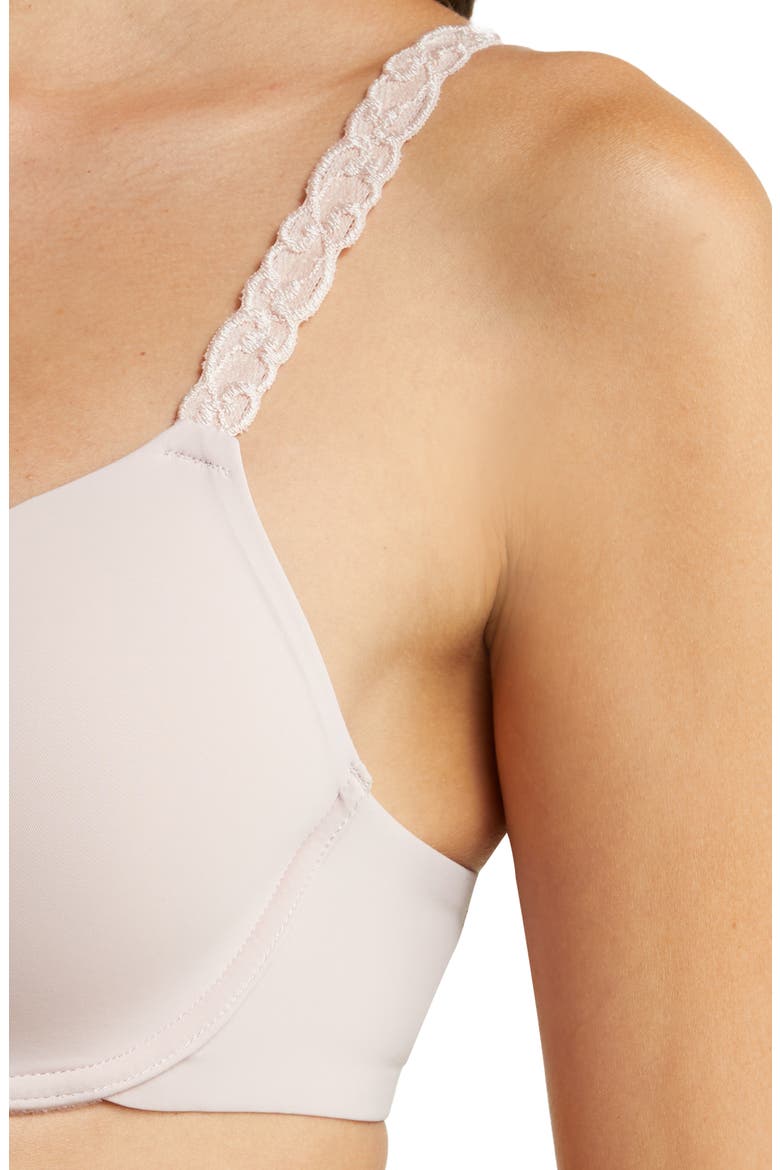 Pure Luxe Underwire T-Shirt Bra, Alternate, color, ROSE/ PEARL