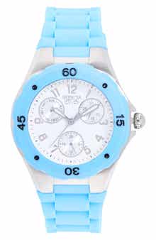 INVICTA Angel Lady Silicone Strap Watch, 38mm