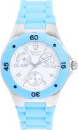INVICTA Angel Lady Silicone Strap Watch, 38mm