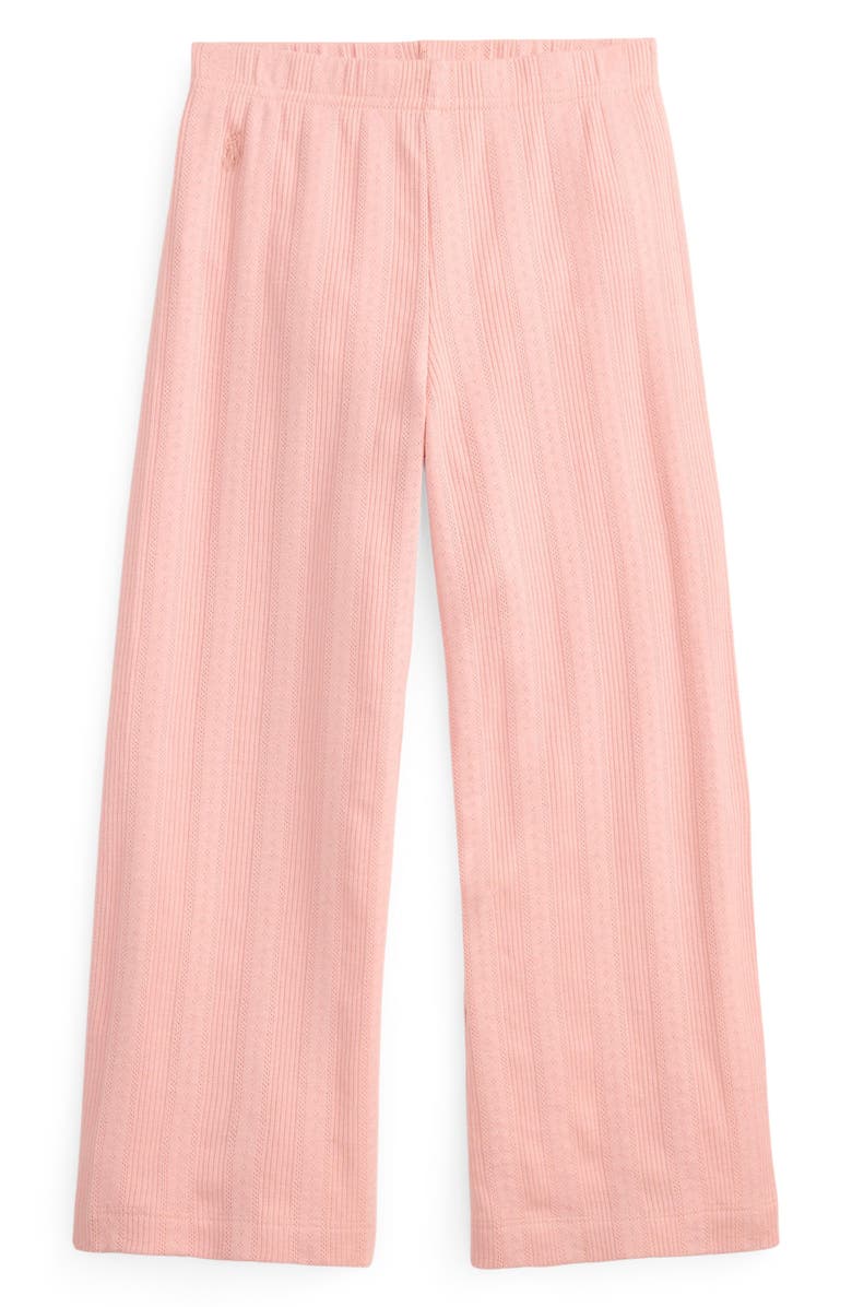 Polo Ralph Lauren Pointelle Knit Cotton Leggings, Main, color,