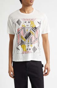 Bode Jack of Diamonds Pocket Graphic T-Shirt