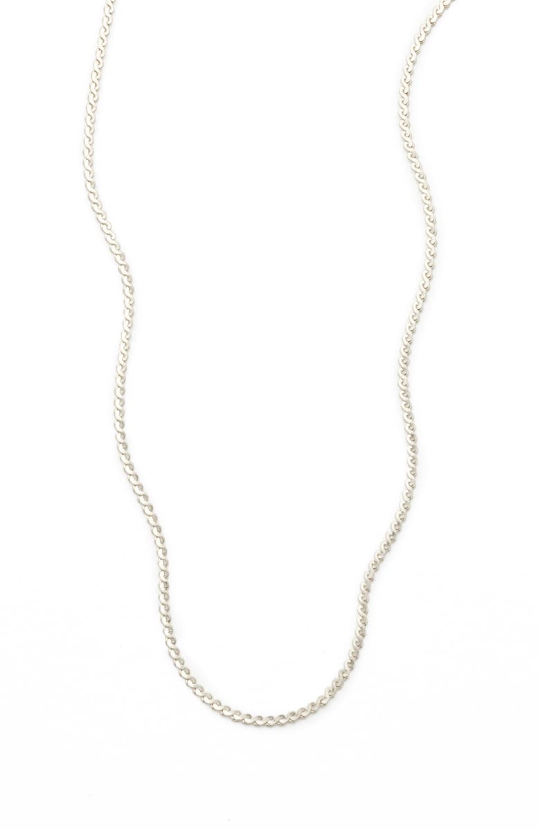 MADE BY MARY Serpentine Chain Necklace, Main, color,