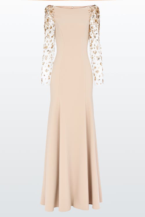 Jenny Packham Sylvia Maxi Dress In Pink