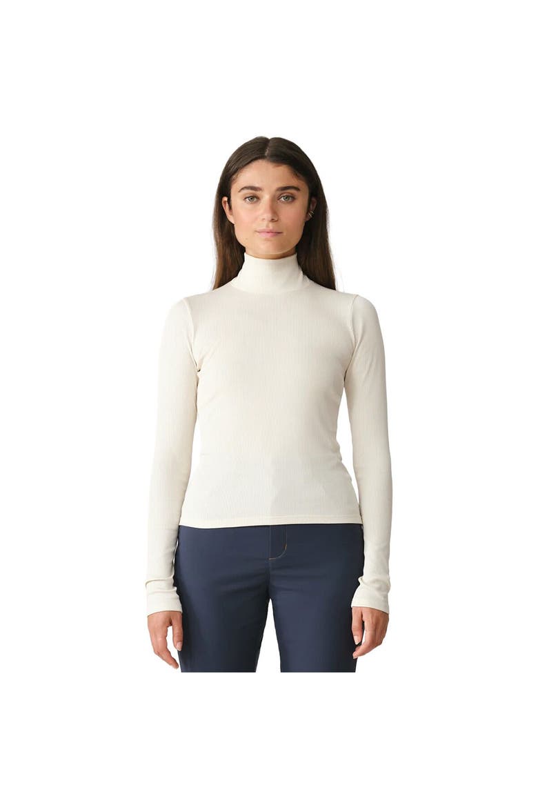 Ribbed Merino Turtleneck 02 - Women's, Main, color, Betula