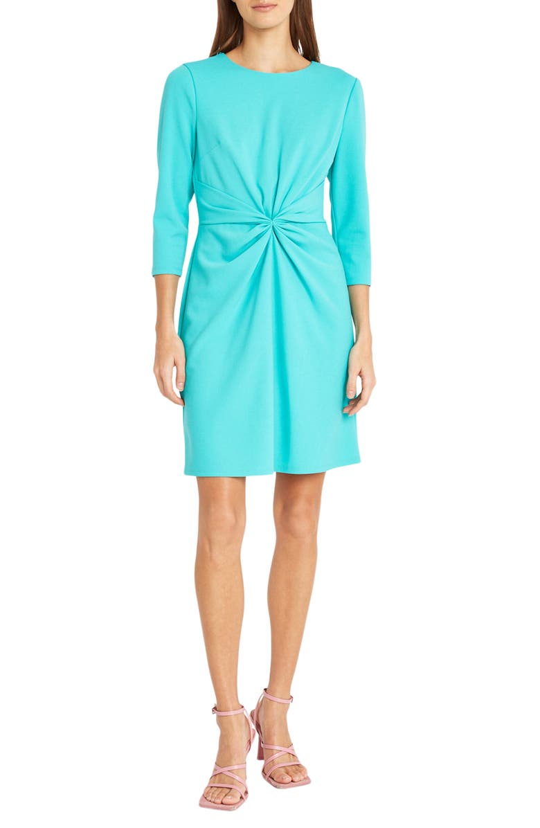 DONNA MORGAN FOR MAGGY Front Knot Sheath Dress, Main, color,