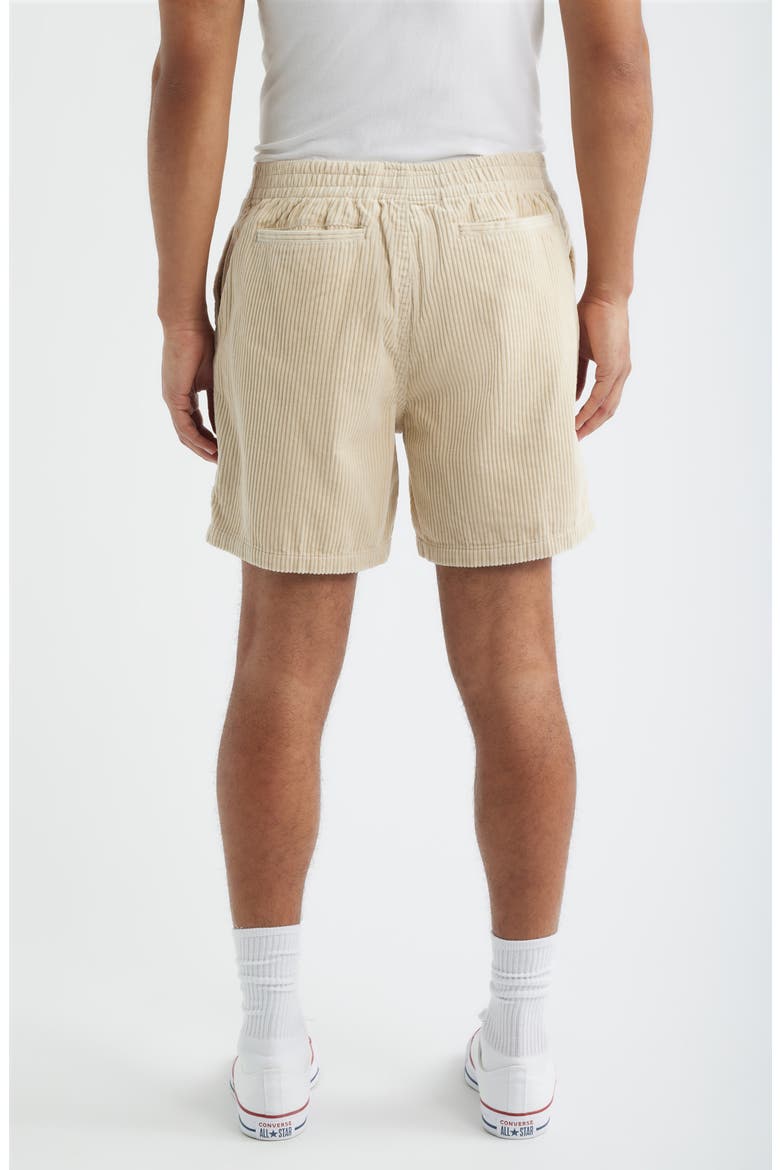 Capitan Corduroy Beach Shorts, Alternate, color, VINTAGE WHITE